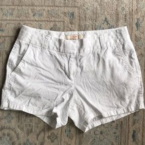 J. Crew White Chino Shorts Size 2